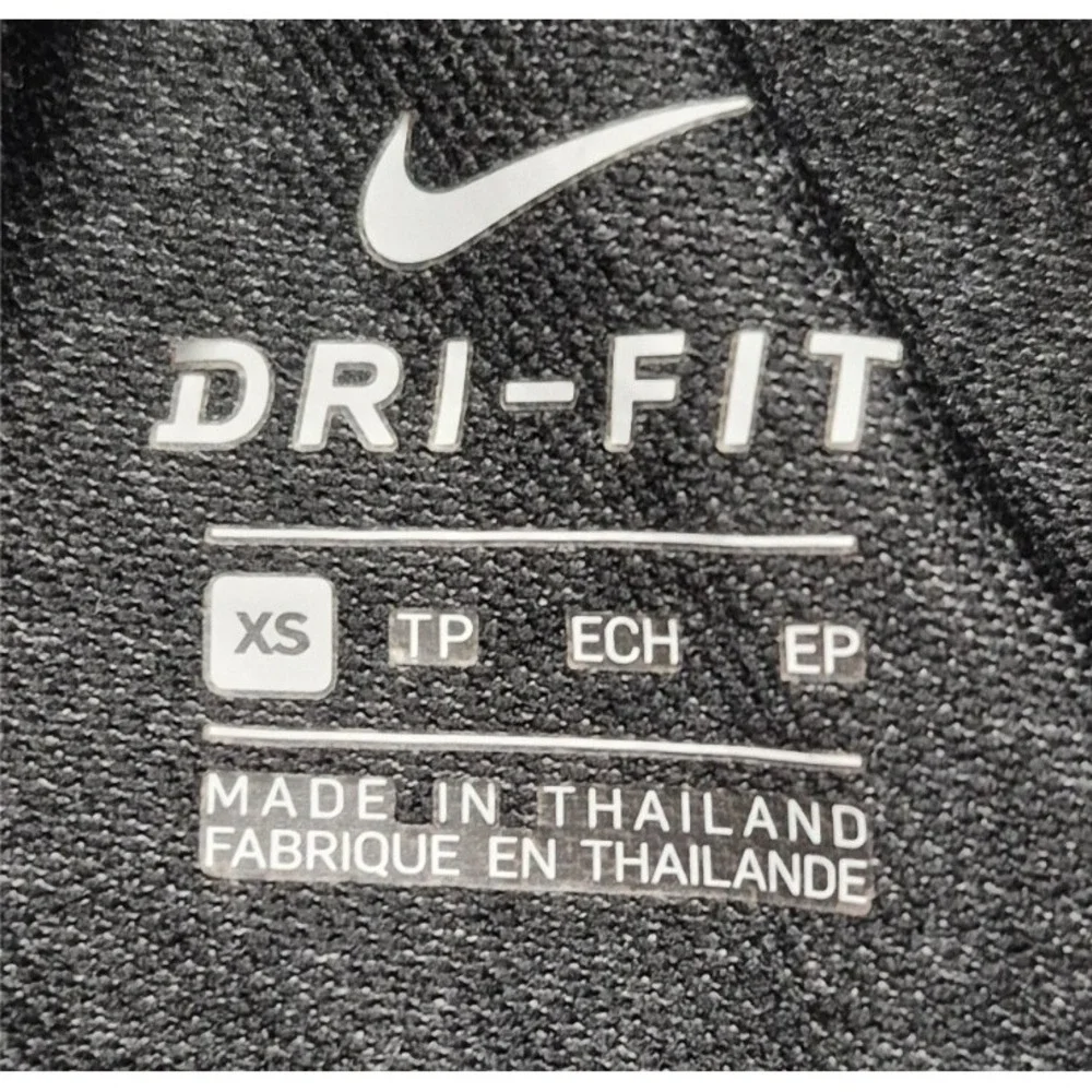 Nike Dri-fit women's dark gray running/exercise shorts drawstring XS workout‎